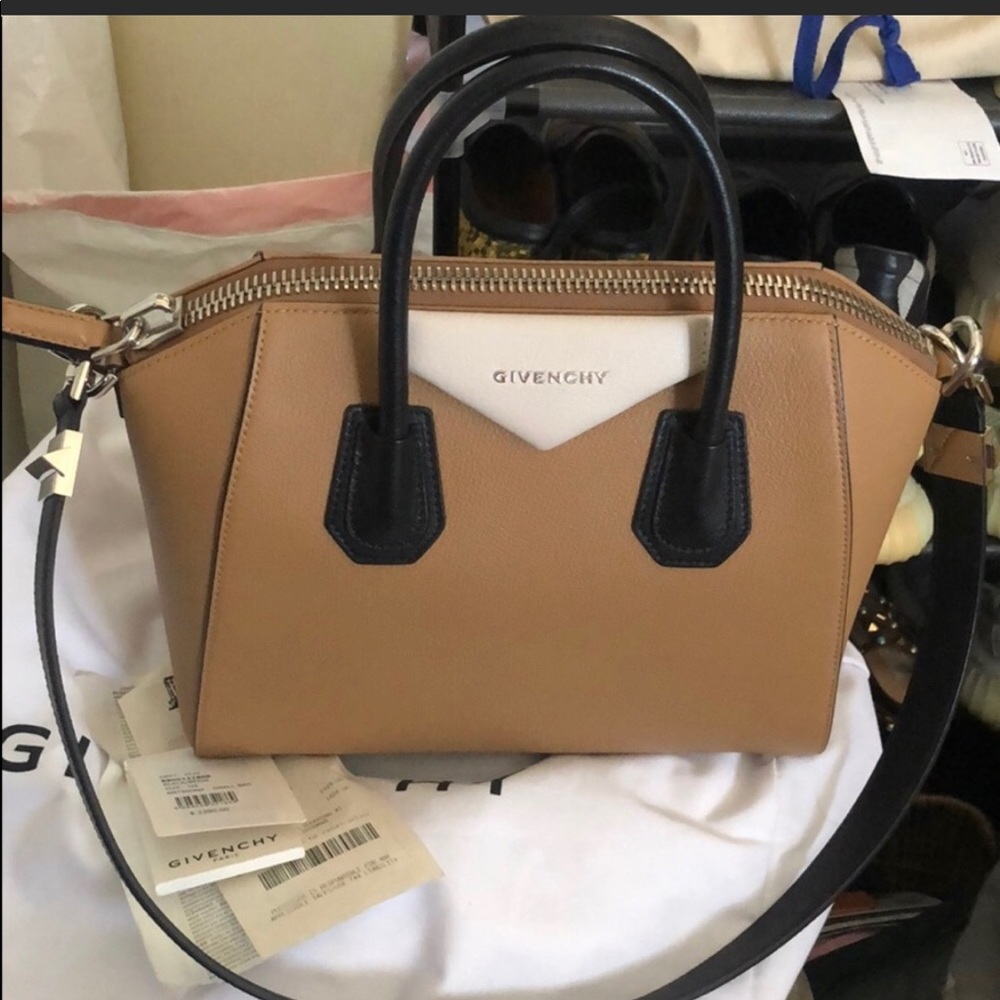 Authentic givenchy antigona tri color